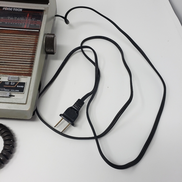 Phone Tech Telephone Alarm Clock Radio Vintage - Picture 5 of 16